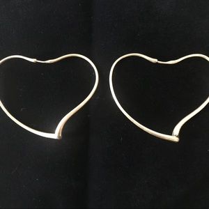 Tiffany & Co Elsa Peretti Open heart Earrings